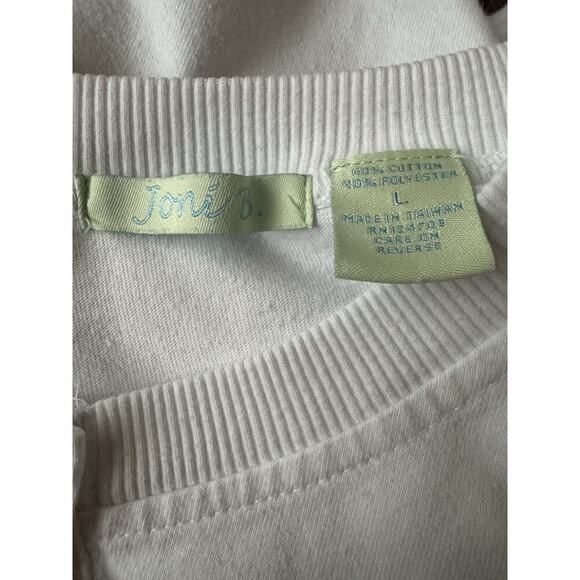 Joni B. Womens White Activewear Jacket Size L - Picture 7 of 8